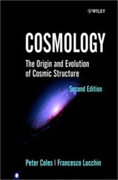 book Cosmology: the origin and evolution of cosmic structure