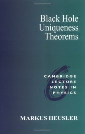 book Black hole uniqueness theorems