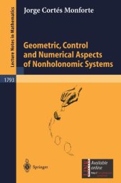 book Geometric, Control and Numerical Aspects of Nonholonomic Systems