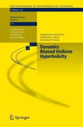 book Dynamics beyond uniform hyperbolicity