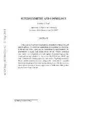 book Supersymmetry and cosmology