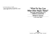 book What do you care what other people think