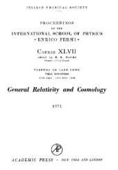 book General Relativity and Cosmology 