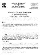 book Weak chaos and anomalous transport (Comm. Nonlin. Sci. 2003 p. 137)