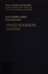 book Applied Nonlinear Analysis