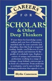 book Careers for Scholars & Other Deep Thinkers