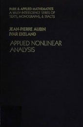 book Applied Nonlinear Analysis