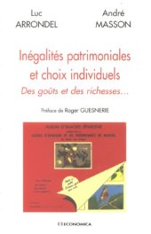 book Inégalités patrimoniales et choix individuels