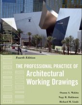 book The Professional Practice of Architectural Working Drawings