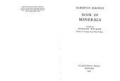 book Book of Minerals