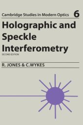 book Holographic and Speckle Interferometry