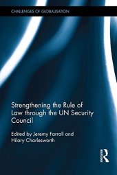 book Strengthening the Rule of Law through the UN Security Council