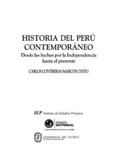 book Historia del Perú contemporáneo: Desde las luchas por la Independencia hasta el presente