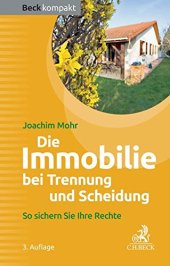 book Die Immobilie bei Trennung und Scheidung