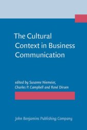 book The Cultural Context in Business Communication