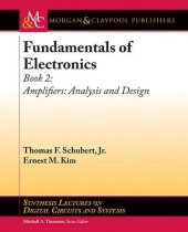 book Fundamentals of Electronics, Book 2: Amplifiers: Analysis and Design