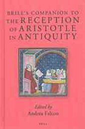 book Brill’s companion to the reception of Aristotle in antiquity