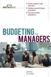 book Budgeting for Managers