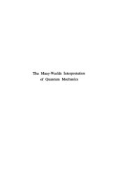 book The many-worlds interpretation of quantum mechanics