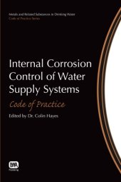 book Internal corrosion control of water supply systems : code of practice