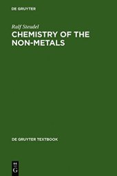 book Chemistry of the non-metals : with an introduction to atomic structure and chemical bonding