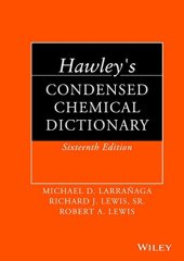 book Hawley's Condensed Chemical Dictionary