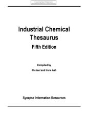 book Industrial chemical thesaurus