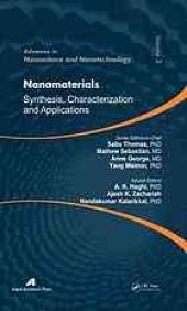 book Nanomaterials : synthesis, characterization, and applications