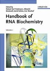 book Handbook of RNA biochemistry