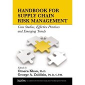 book Handbook for supply chain risk management : case studies, effective practices, and emerging trends