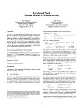 book Haskell'03: proceedings of ACM SIGPLAN 2003 Haskell workshop