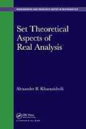 book Set theoretical aspects of real analysis