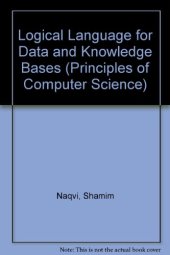 book A logical language for data and knowledge bases