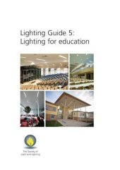 book Lighting guide 5 : lighting for education