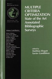 book Multiple criteria optimization : state of the art annotated bibliographic surveys