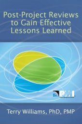 book Post-project reviews to gain effective lessons learned