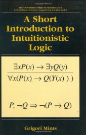 book A short introduction to intuitionistic logic