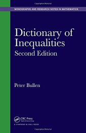 book Dictionary of Inequalities, Second Edition