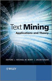 book Text mining : applications and theory