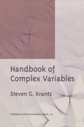 book Handbook of complex variables