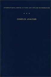 book Complex analysis : an introduction to the theory of analytic functions of one complex variable