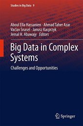 book Big data in complex systems : challenges and opportunities