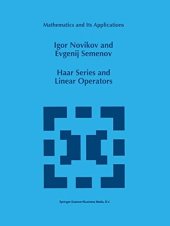 book Haar Series and Linear Operators