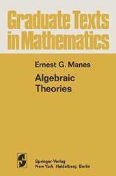 book Algebraic theories