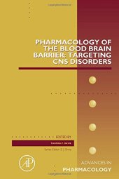 book Pharmacology of the blood brain barrier : targeting CNS disorders