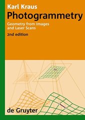 book Photogrammetry : geometry from images and laser scans