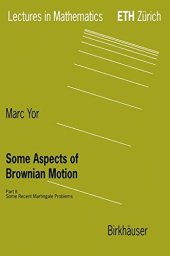 book Some Aspects of Brownian Motion : Part II: Some Recent Martingale Problems