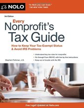 book Every Nonprofit’s Tax Guide: How to Keep Your Tax-Exempt Status and Avoid IRS Problems