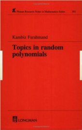 book Topics in Random Polynomials