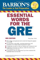 book Essential Words for the GRE